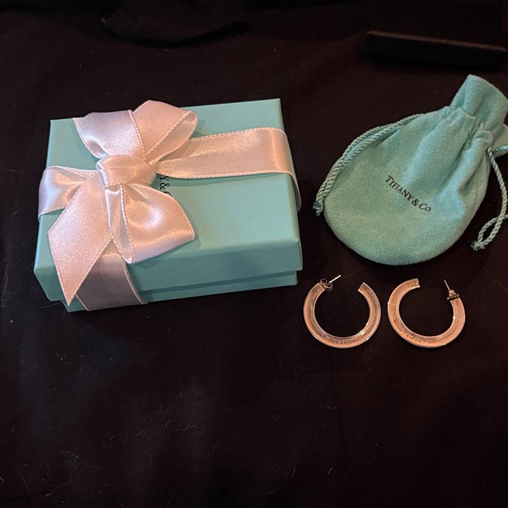 Tiffany & Co. Silver Hoop Earrings